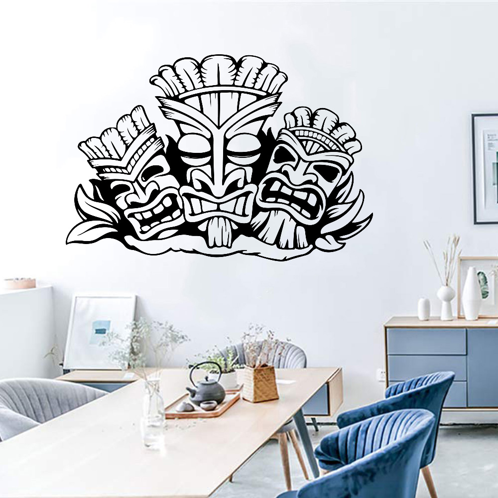 Baby Nursery Wall Stickers - Hawaiian Totem Wall Sticker Aloha Hawaii