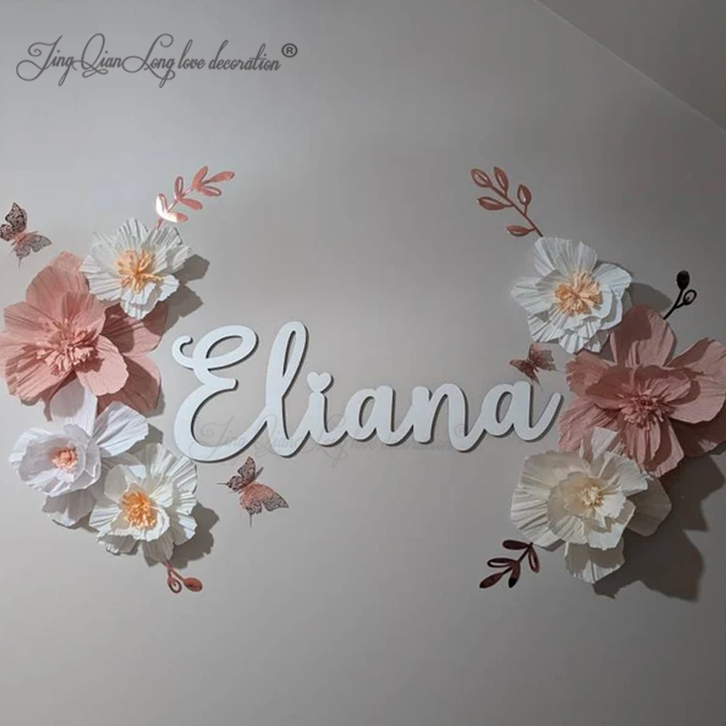 Baby Nursery Modern - Name Sign Custom for Nursery Personalized