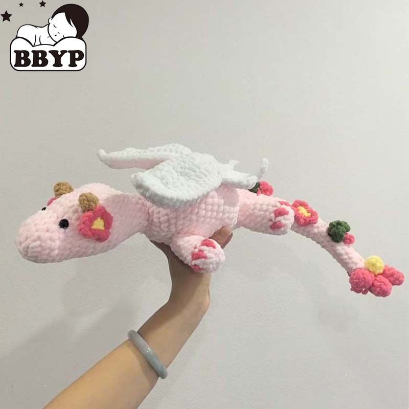Baby Nursery Dolls - Handmade Crochet Dragon Plush Toy Soft