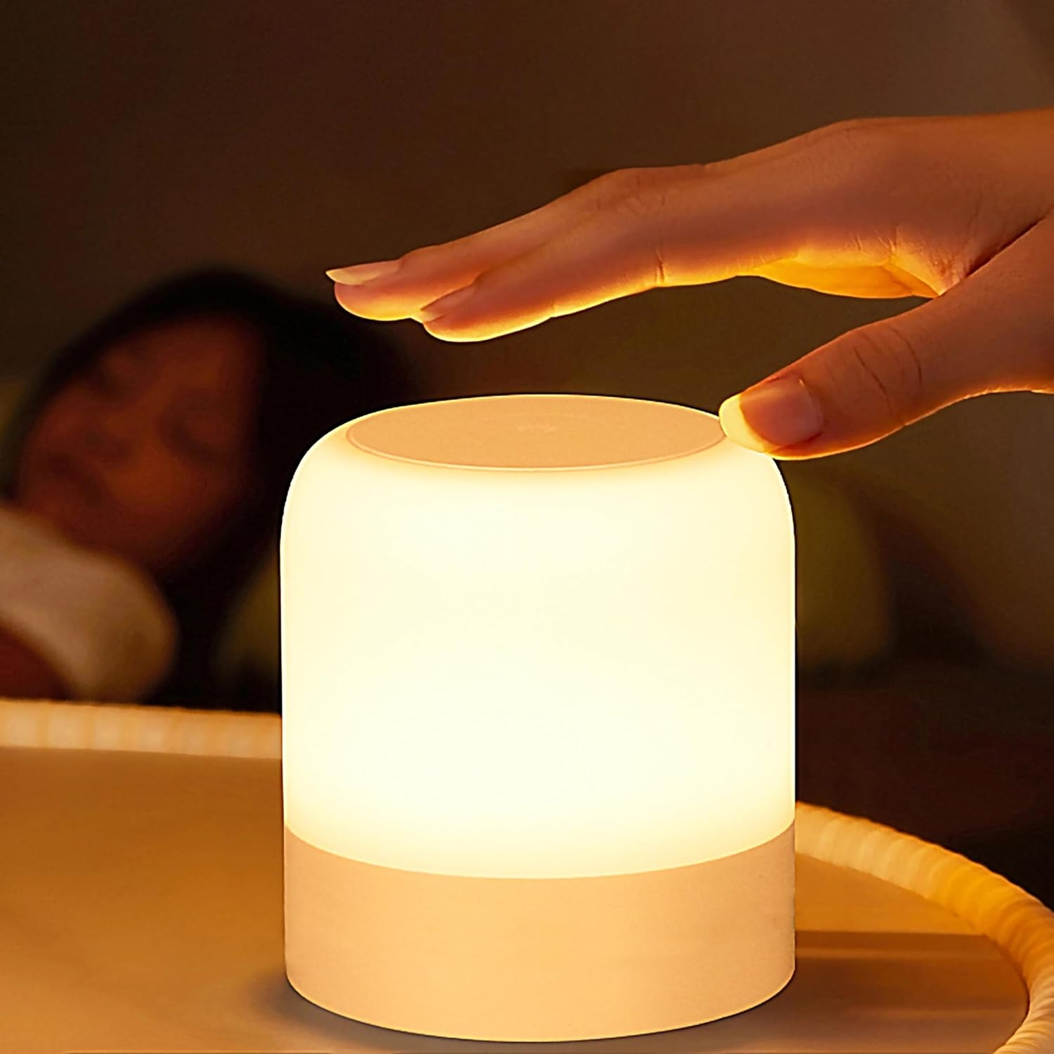 Baby Nursery Equipment - 1pcPortable Baby Night Light,3 Colours Egg