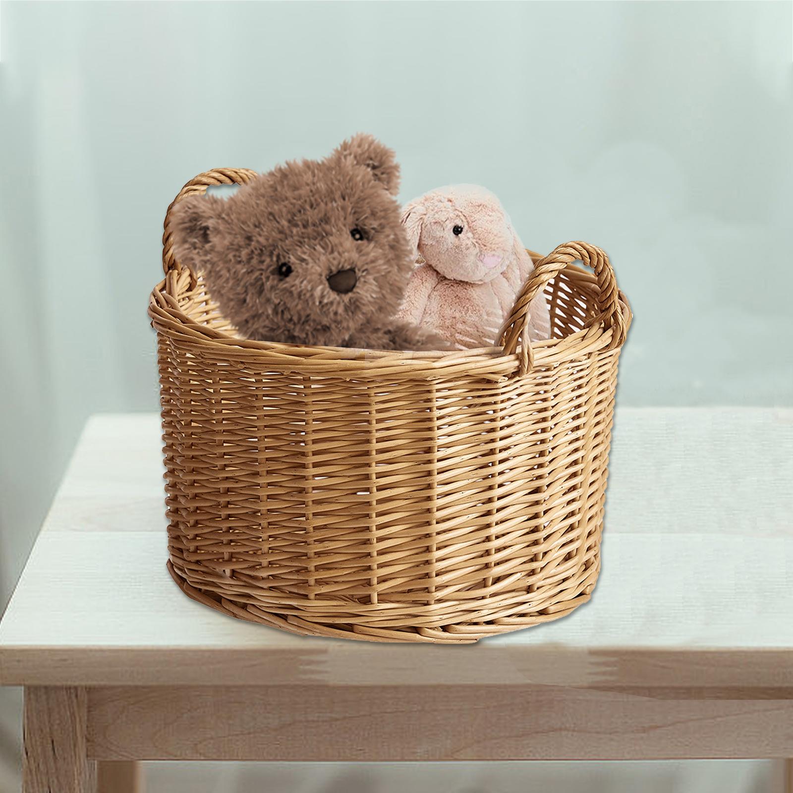 Baby Nursery Basket - Laundry Hamper Storage Basket, Portable Baby