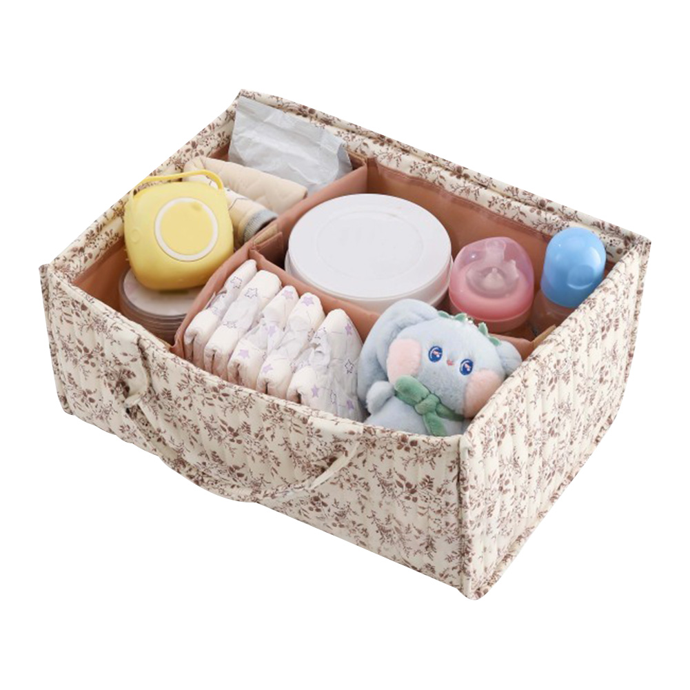Floral Nursery Storage Basket  - Baby Nursery Basket 评论和价格