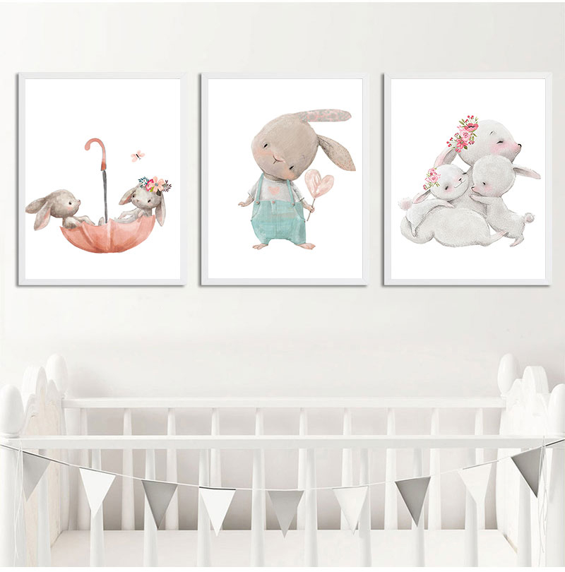 1PC frameless decorative art p - Baby Nursery Prints 评论和价格