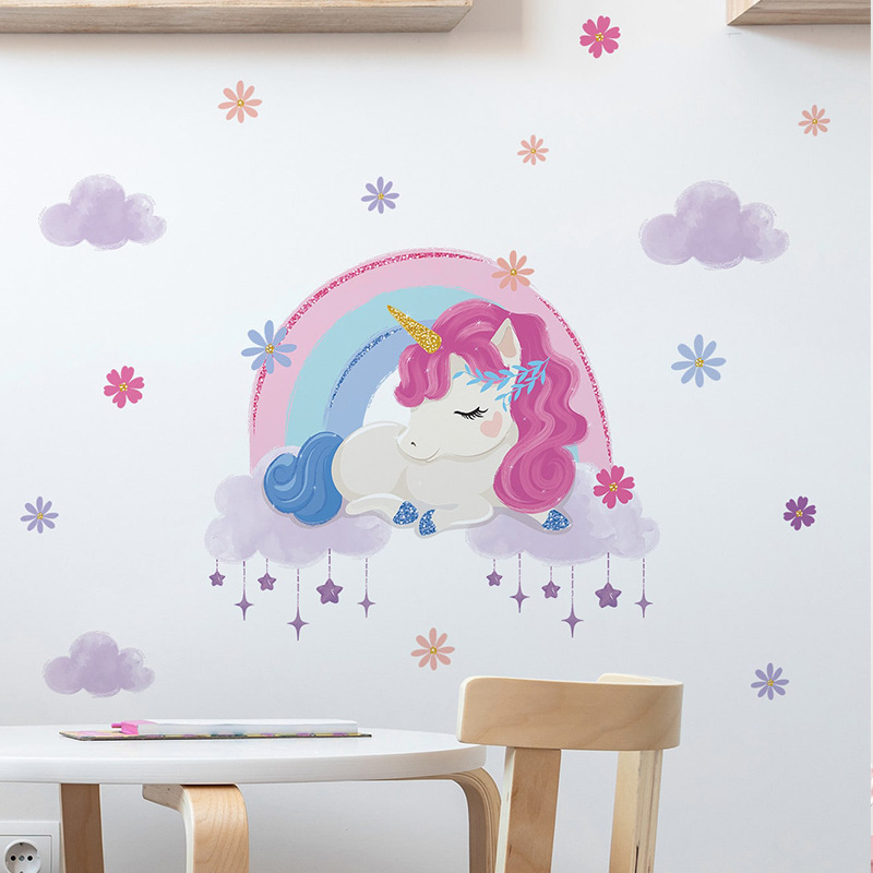 Cartoon Cute Unicorn Luminous  - Baby Unicorn Nursery 评论和价格
