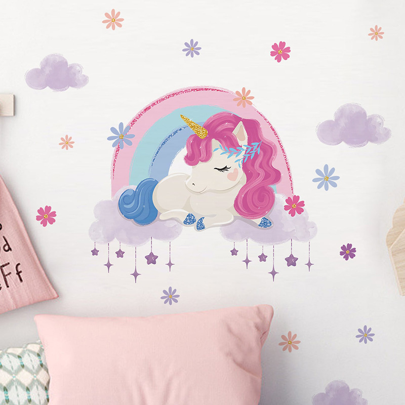 Cartoon Cute Unicorn Luminous  - Baby Unicorn Nursery 评论和价格