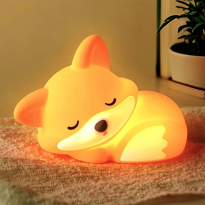Cute Fox Animal Night Light Si - Baby Nursery Equipment 评论和价格