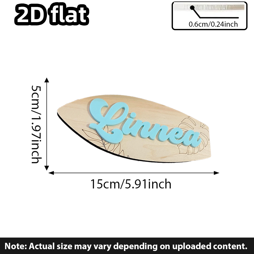 Surfboard Baby Name Signboard  - Baby Nursery Baby 评论和价格