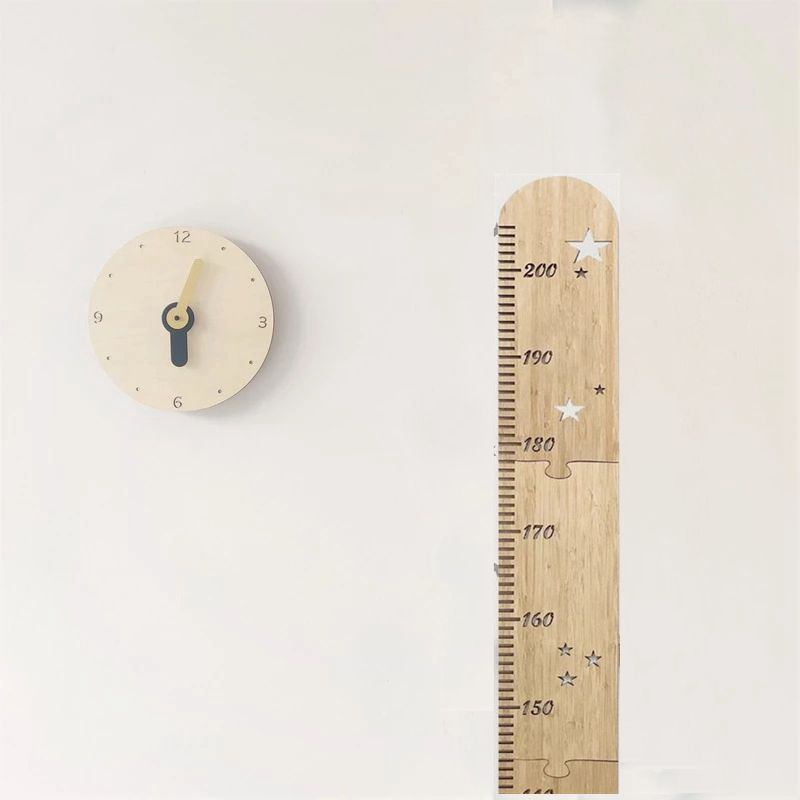 5 Sheets Nordic Wooden Kids He - Baby Nursery Wall Stickers 评论和价格