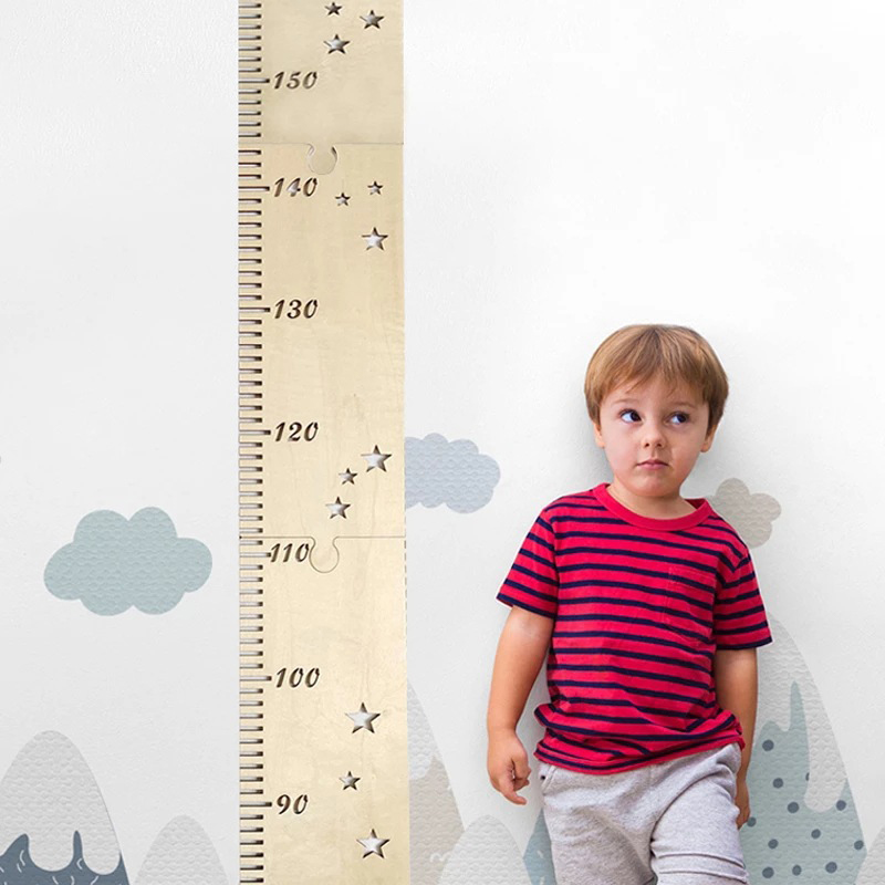 5 Sheets Nordic Wooden Kids He - Baby Nursery Wall Stickers 评论和价格