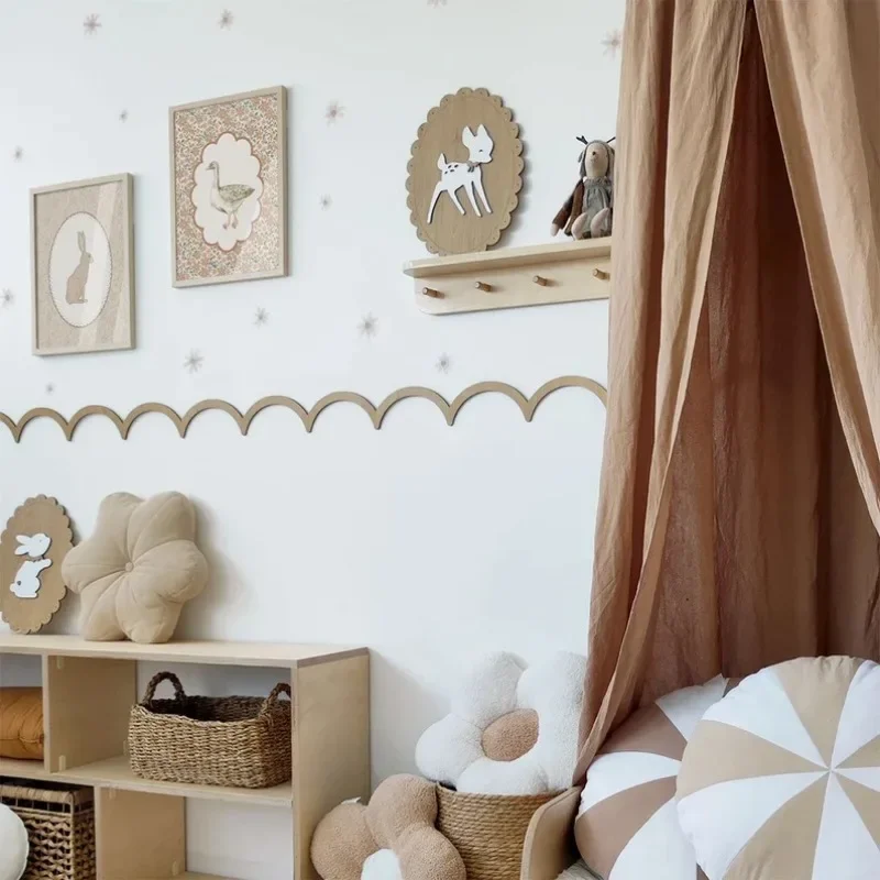 12/24pcs Unfinished Decorative - Baby Nursery Wall Stickers 评论和价格