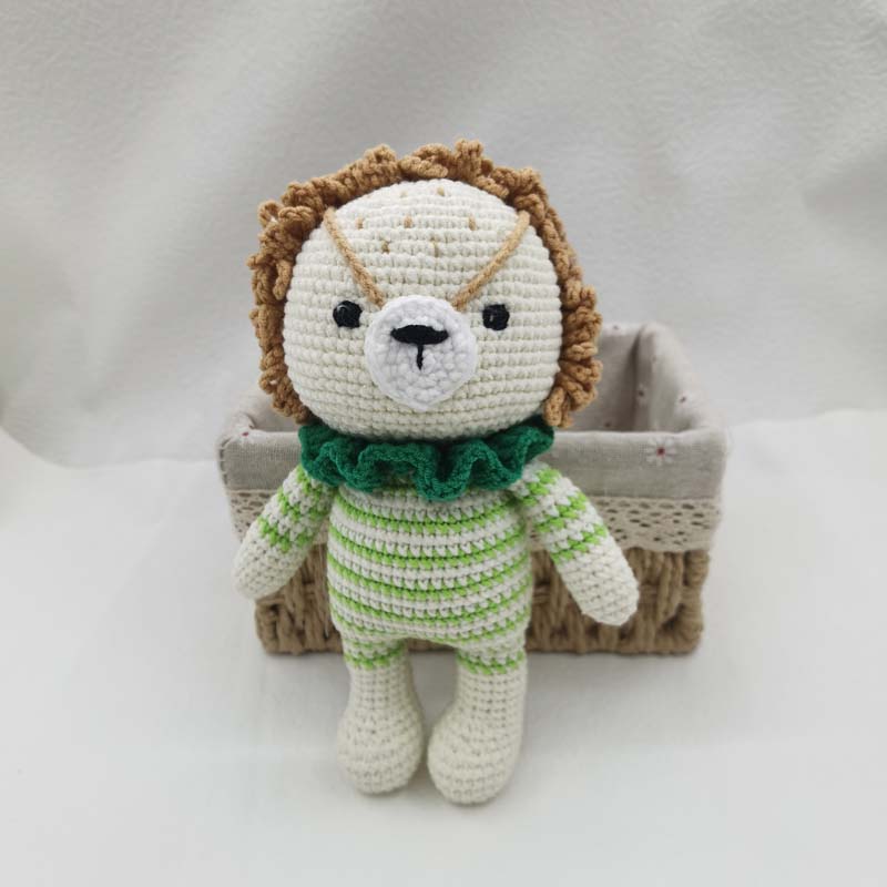 Baby Crochet Stuffed Lion Koal - Baby Nursery Dolls 评论和价格