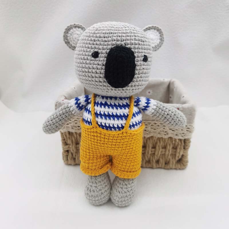 Baby Crochet Stuffed Lion Koal - Baby Nursery Dolls 评论和价格