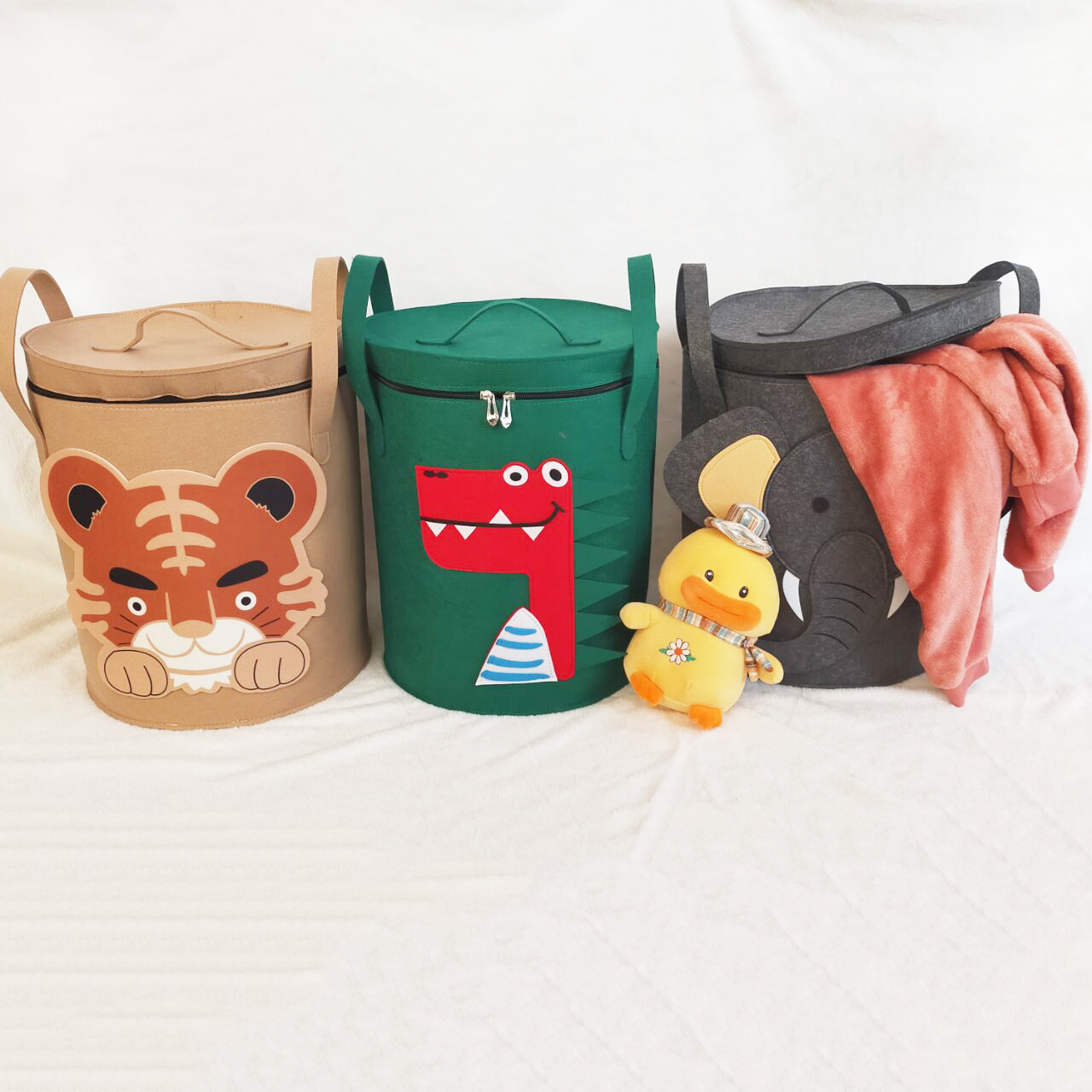 Cartoon Animal Storage Baskets - Baby Nursery Basket 评论和价格