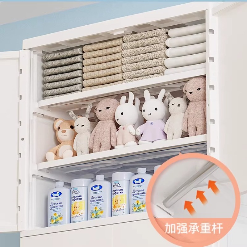Cute Cartoon Kids Wardrobe Clo - Baby Nursery Wardrobe 评论和价格