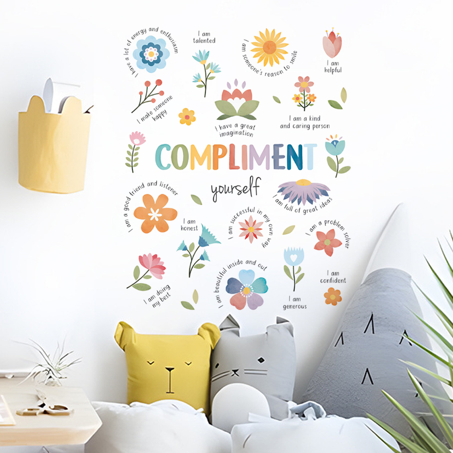 English colorful inspirational - Baby Nursery Quotes Wall Art 评论和价格