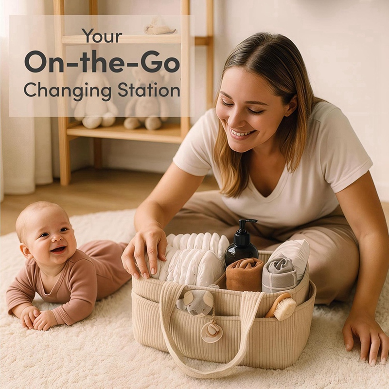 Baby Diaper Organizer for Chan - Baby Nursery Basket 评论和价格
