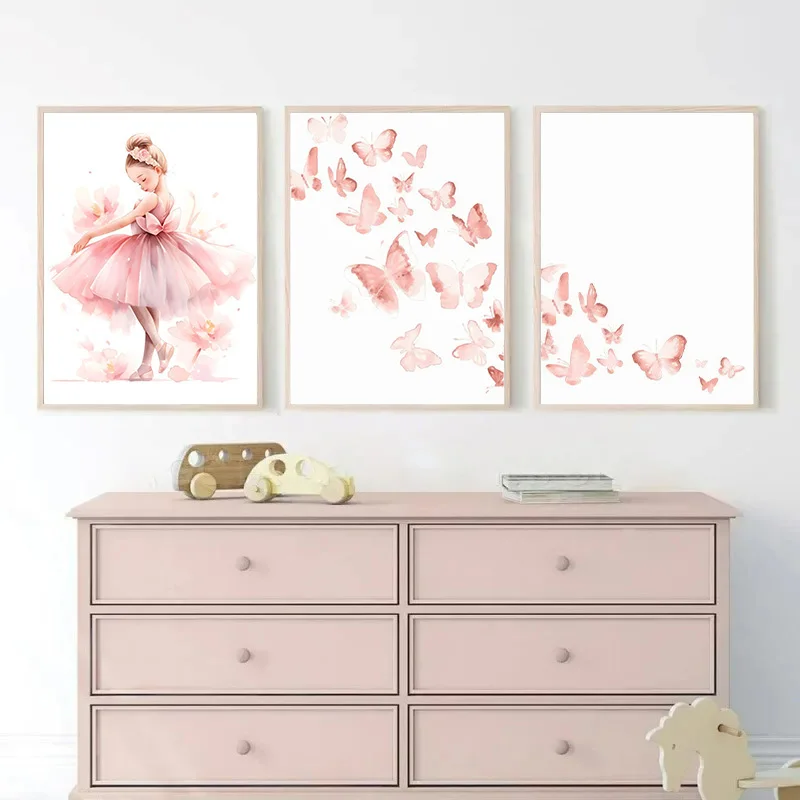Pink Ballerina Girl Unicorn Bu - Baby Unicorn Nursery 评论和价格