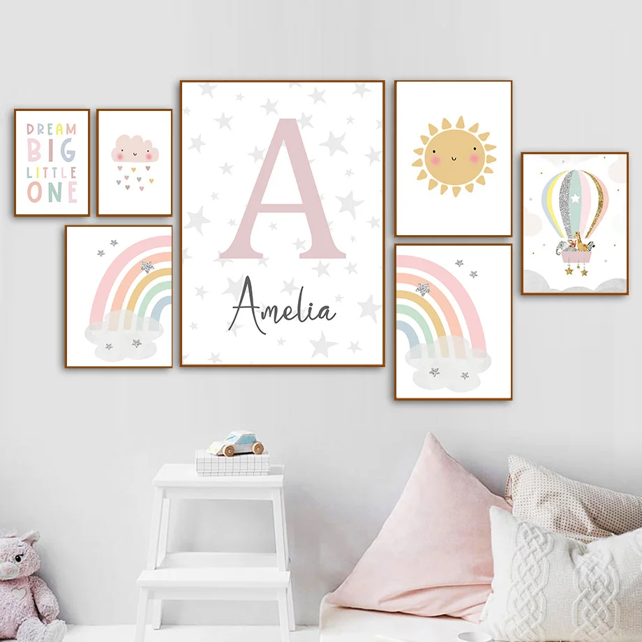 Giraffe Elephant Hot Balloon S - Baby Nursery Prints 评论和价格