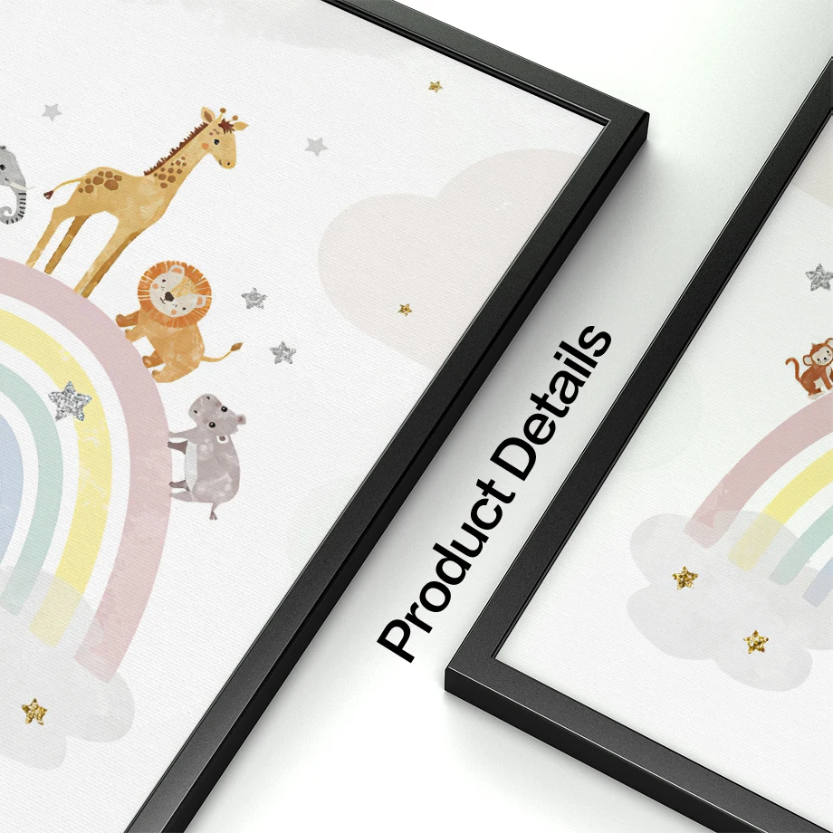 Giraffe Elephant Hot Balloon S - Baby Nursery Prints 评论和价格
