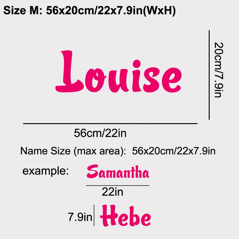 Personalized Name Vinyl Decal  - Baby Nursery Wall Stickers 评论和价格