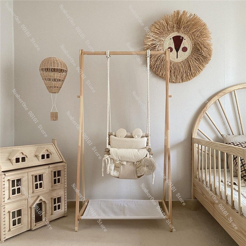 Korean Style Indoor Hanging Ch - Baby Nursery Basket 评论和价格