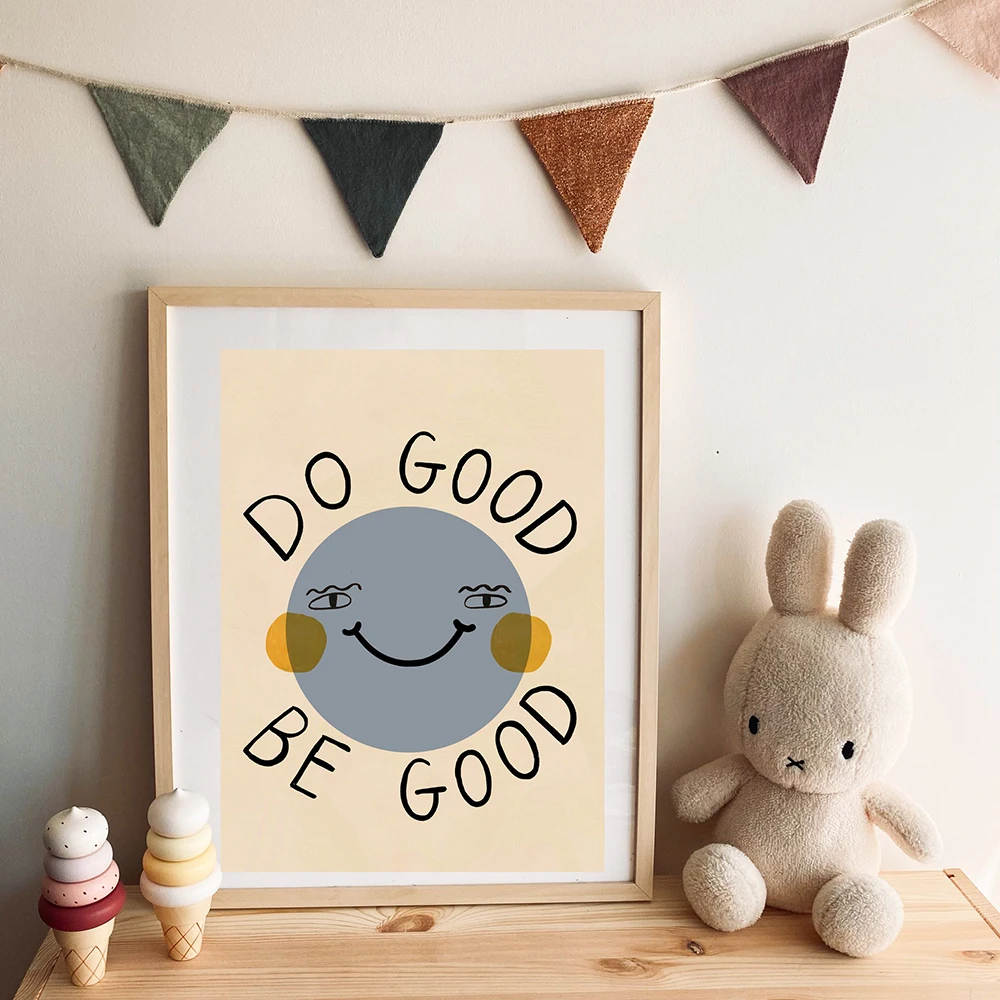 1PC Frameless Funny Cartoon Ra - Baby Nursery Quotes Wall Art 评论和价格