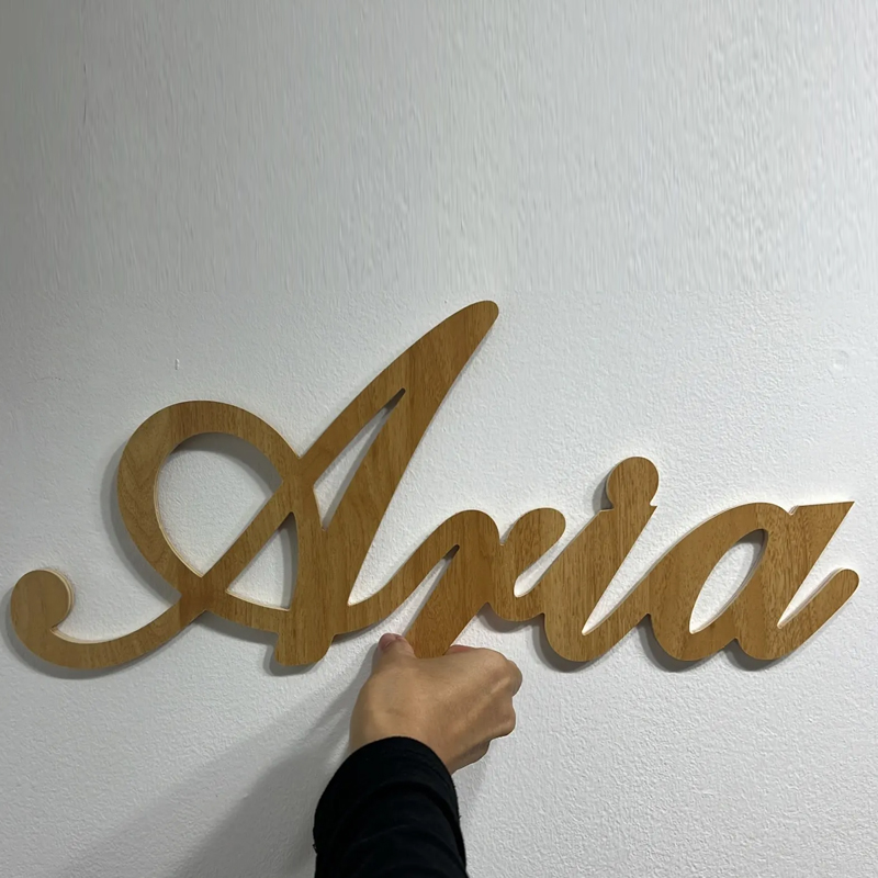 Custom name sign  Wooden name  - Baby Nursery Modern 评论和价格