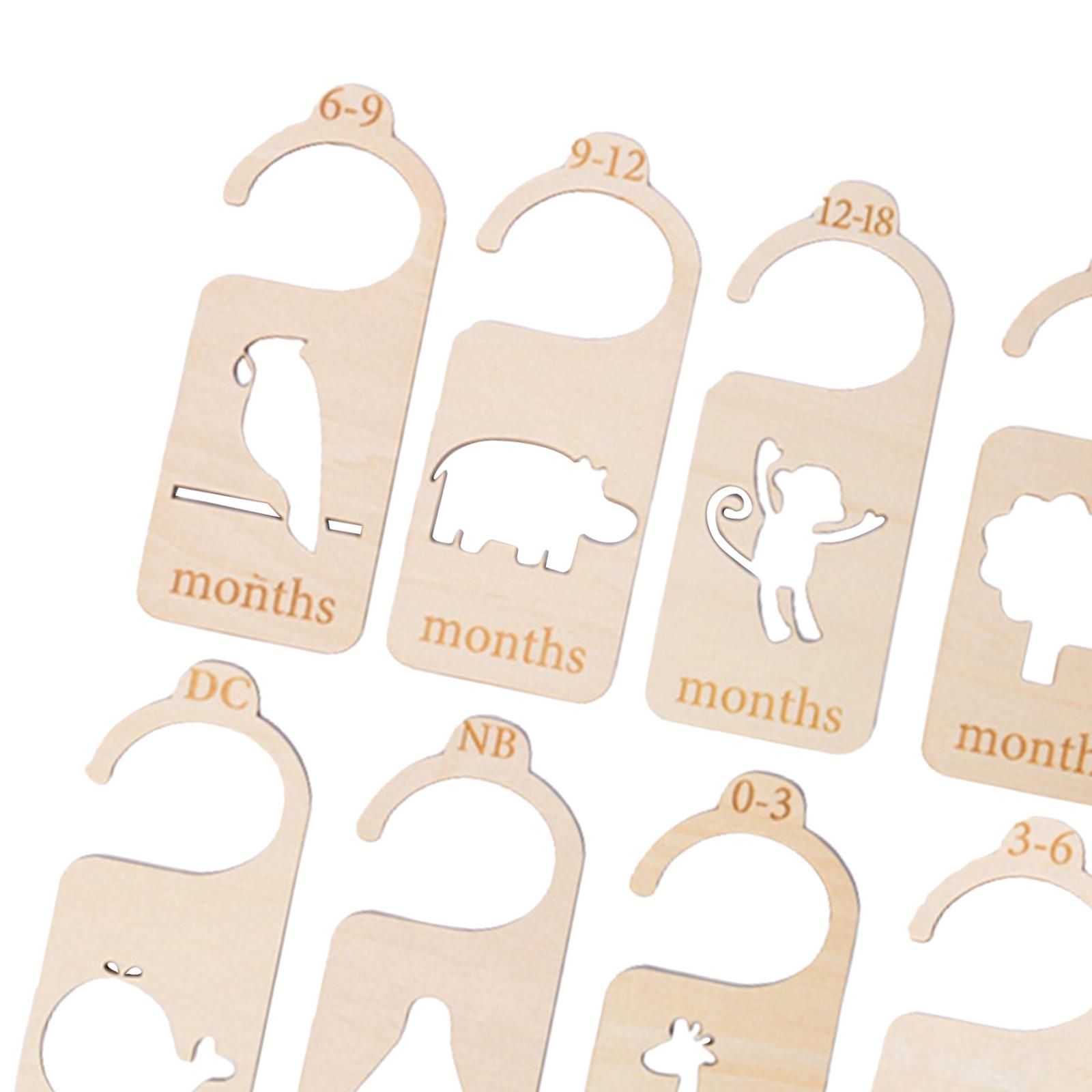 3x 8x Wooden Baby Closet Divid - Baby Nursery Wardrobe 评论和价格