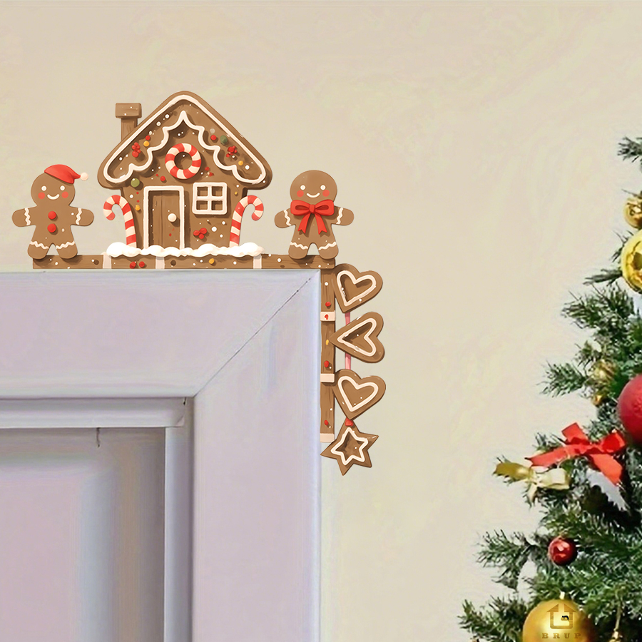 Gingerbread House & Man Christ - Baby Nursery Wall Stickers 评论和价格