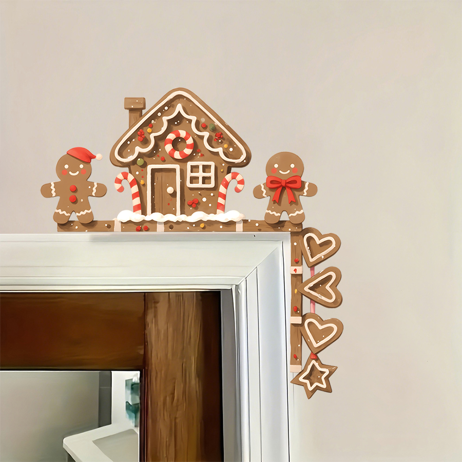 Gingerbread House & Man Christ - Baby Nursery Wall Stickers 评论和价格