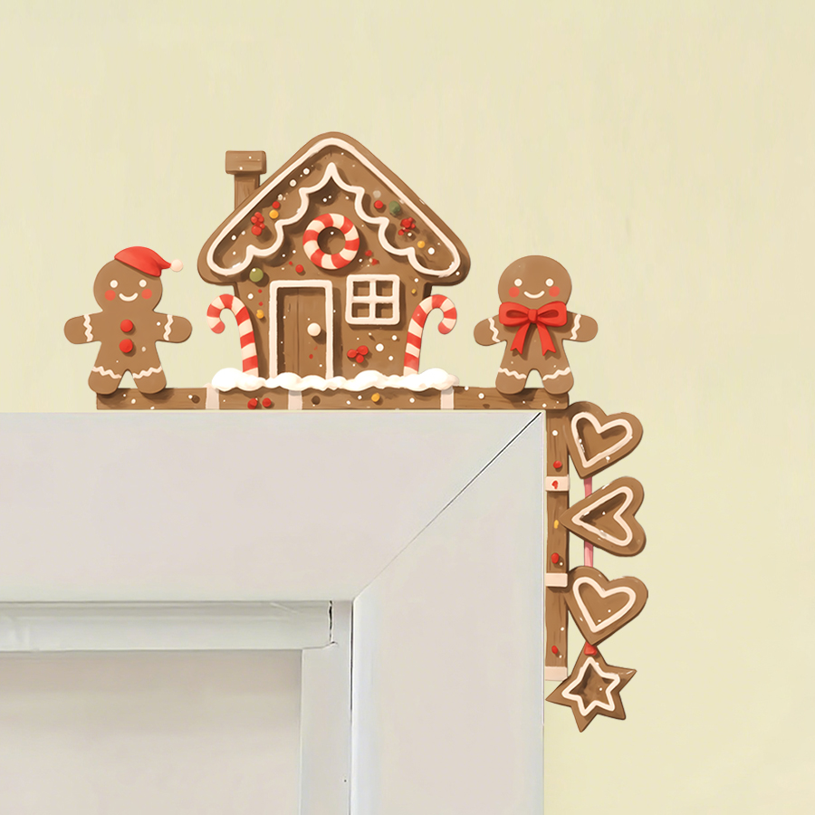 Gingerbread House & Man Christ - Baby Nursery Wall Stickers 评论和价格