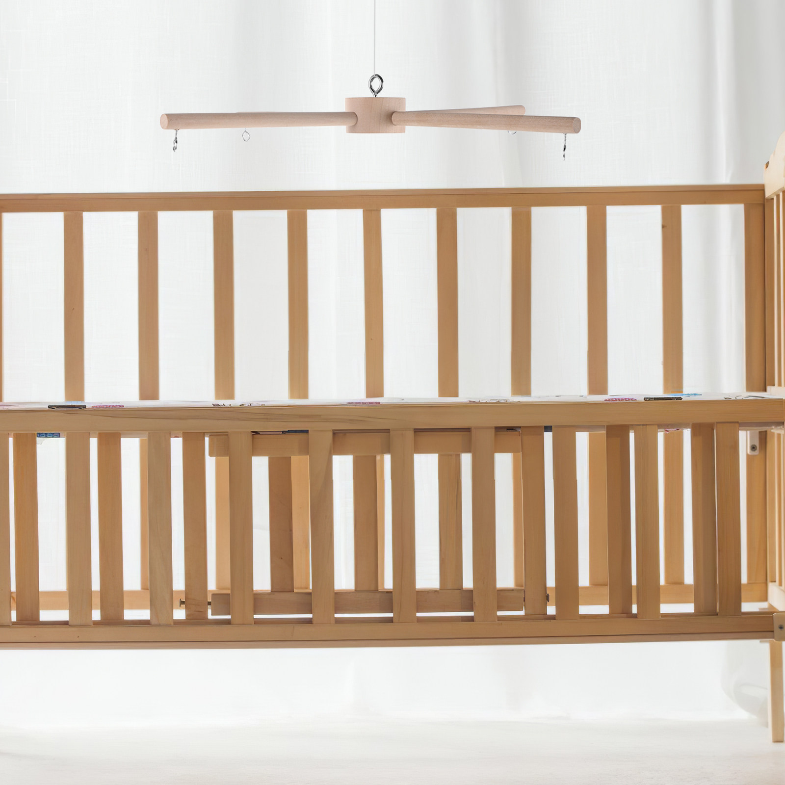 Baby Mobile Kit Frame Wooden W - Baby Nursery Equipment 评论和价格