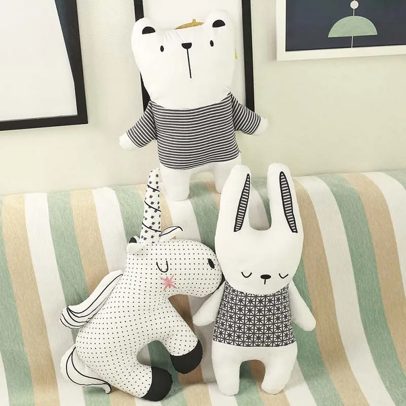 Cotton Stuffed Doll Rabbit Bea - Baby Unicorn Nursery 评论和价格