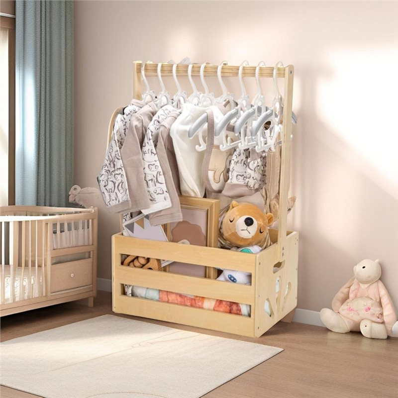 ABFU-Wooden Baby Shower Gift B - Baby Nursery Handles 评论和价格