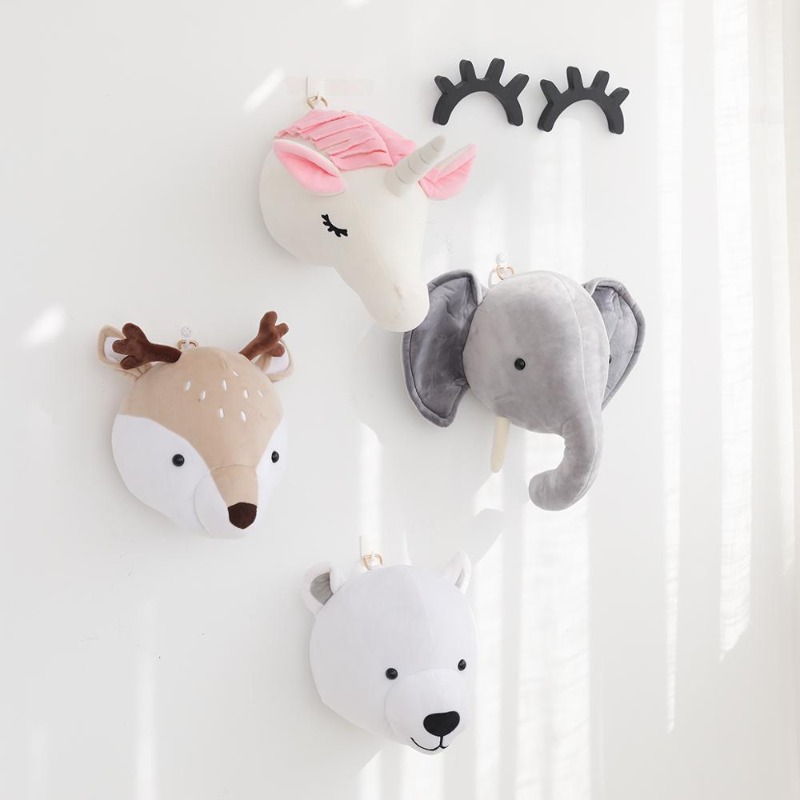 Plush Head Elephant Unicorn De - Baby Unicorn Nursery 评论和价格