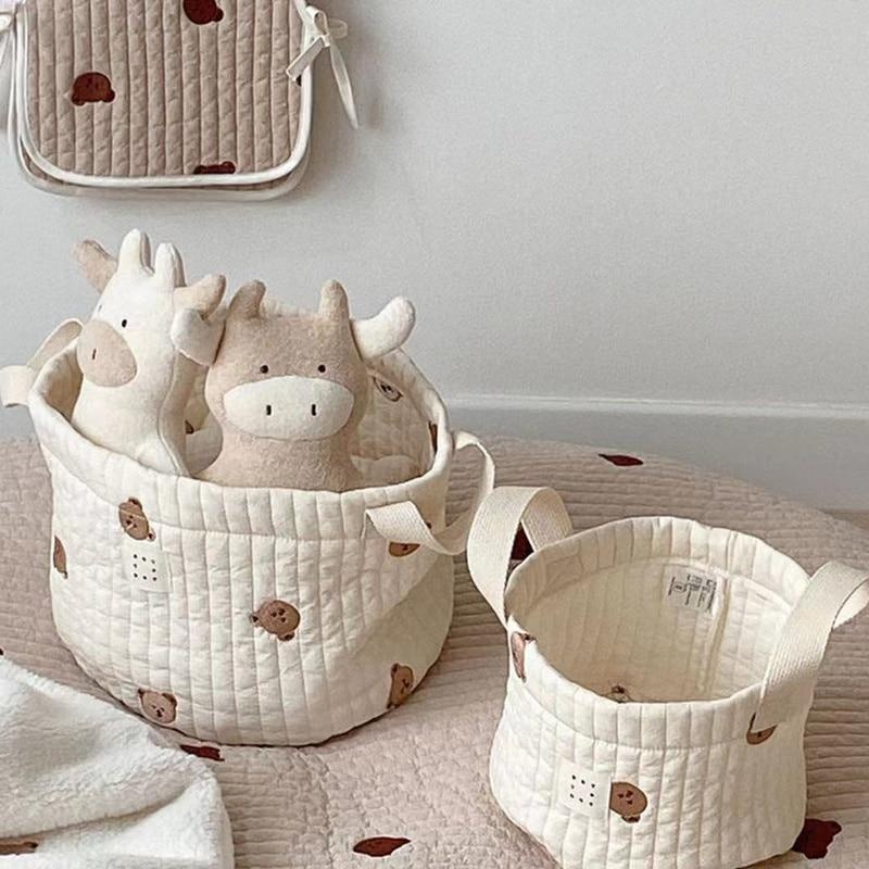 Cute Bear Embroidery Diaper Ba - Baby Nursery Wardrobe 评论和价格