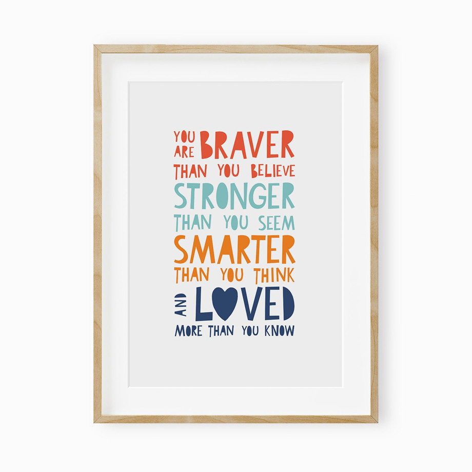 Cartoon Inspirational quotes N - Baby Nursery Quotes Wall Art 评论和价格