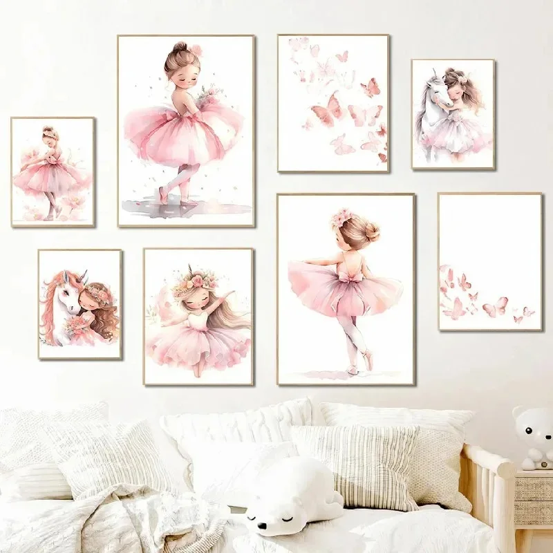 2026 Pink Ballerina Girl Unico - Baby Unicorn Nursery 评论和价格