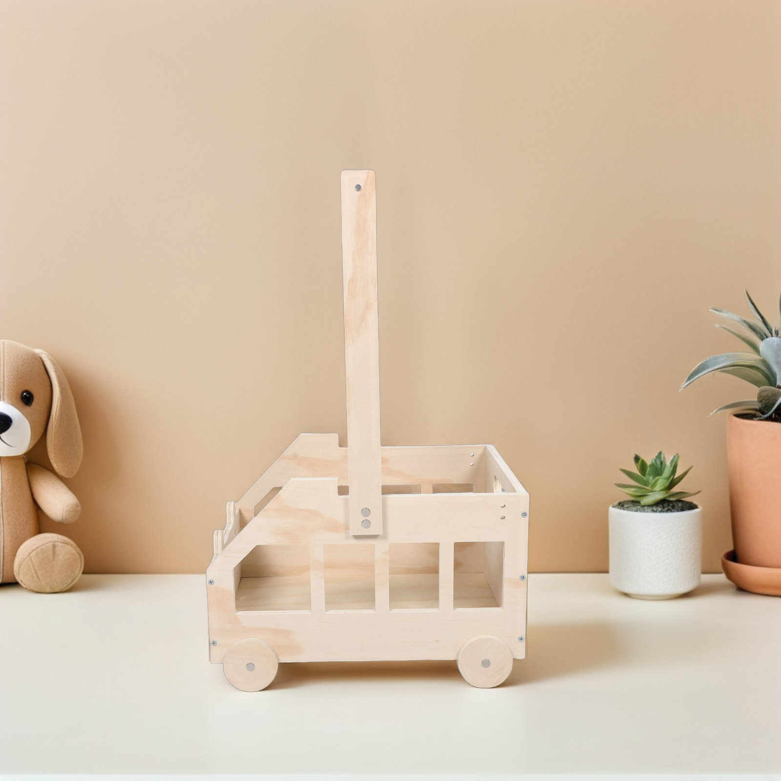 Wooden Baby Shower Storage Bas - Baby Nursery Handles 评论和价格