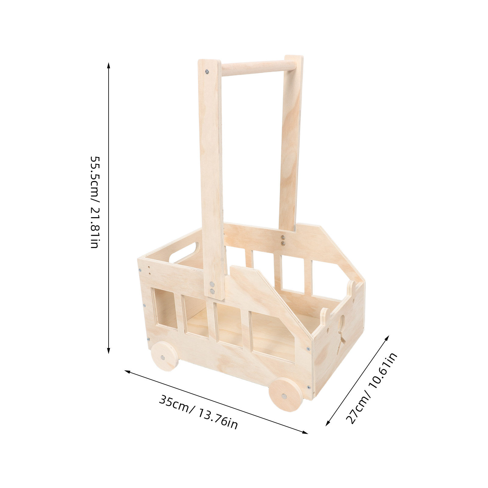 Wooden Baby Shower Storage Bas - Baby Nursery Handles 评论和价格