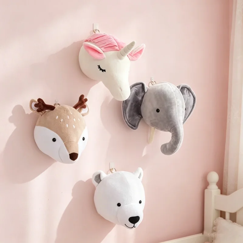 Soft Stuffed Animal Wall Decor - Baby Unicorn Nursery 评论和价格