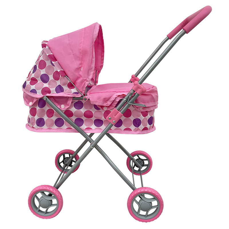 Foldable Doll Pram Stroller Si - Baby Nursery Dolls 评论和价格