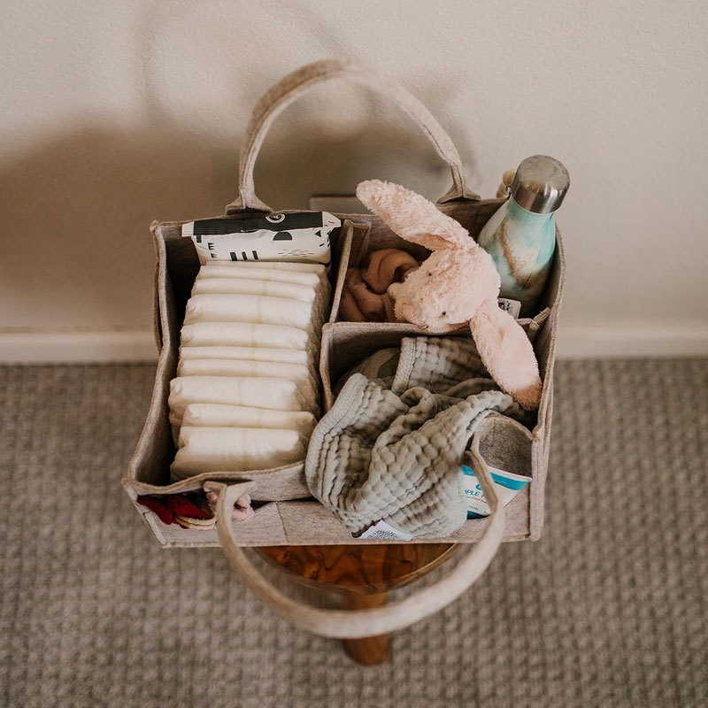 Diaper Caddy - Nursery Storage - Baby Nursery Basket 评论和价格