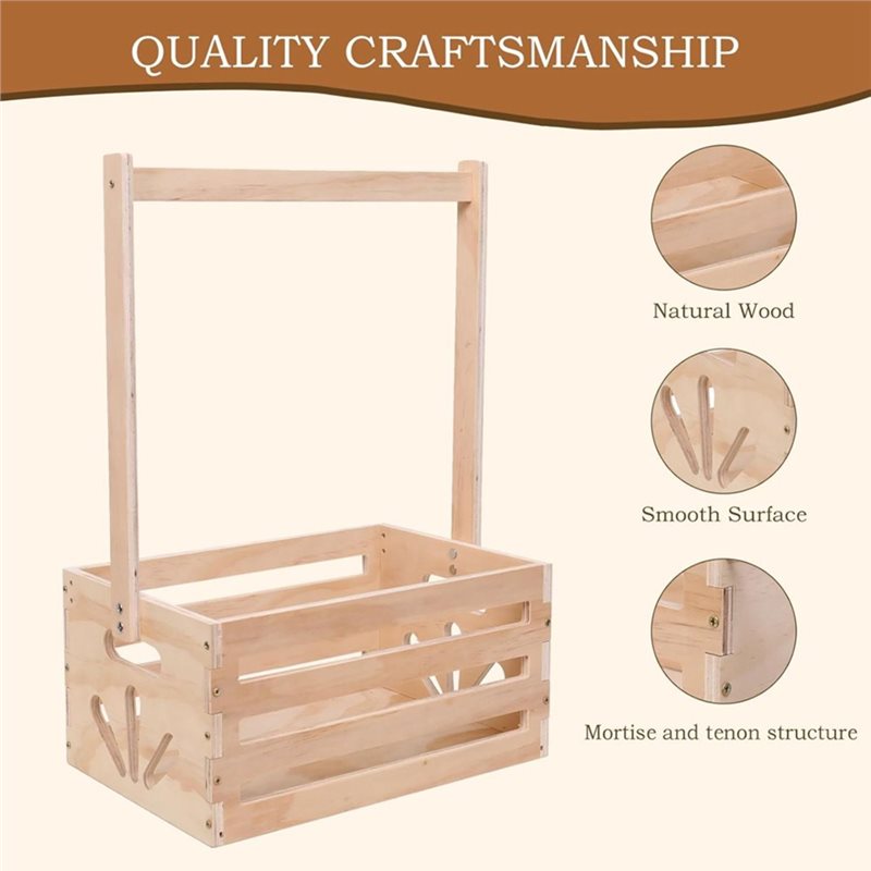 Wooden Baby Shower Gift Basket - Baby Nursery Basket 评论和价格