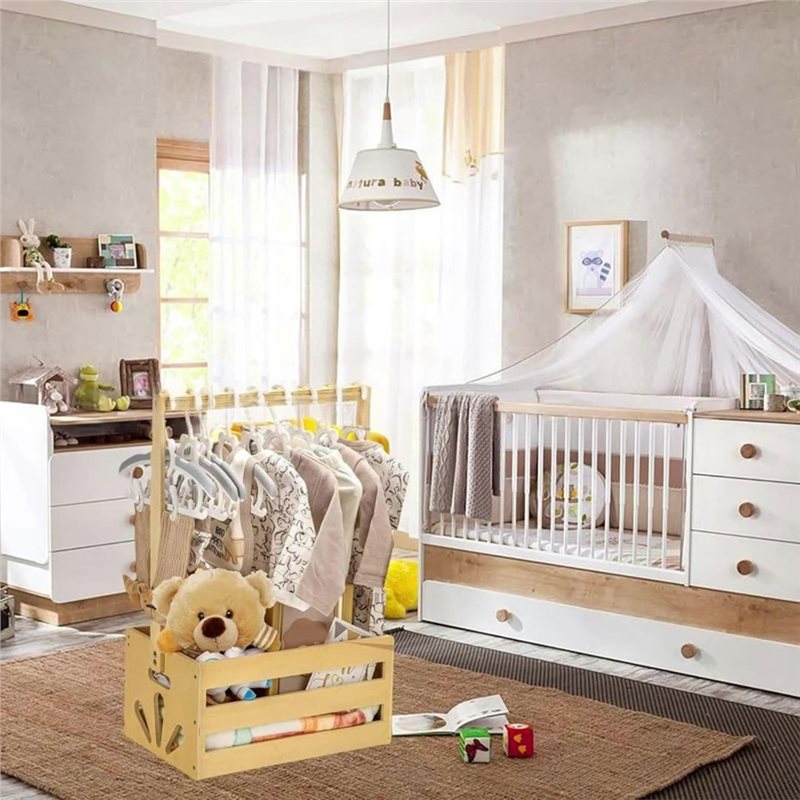 Wooden Baby Shower Gift Basket - Baby Nursery Basket 评论和价格