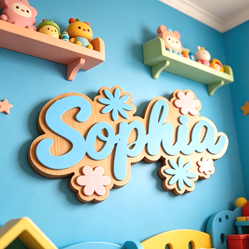 Personalized Floral Themed Nam - Baby Nursery Baby 评论和价格