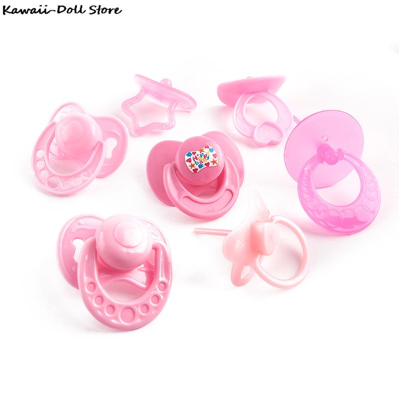 2pcs Lovely Doll Pacifier For  - Baby Nursery Dolls 评论和价格