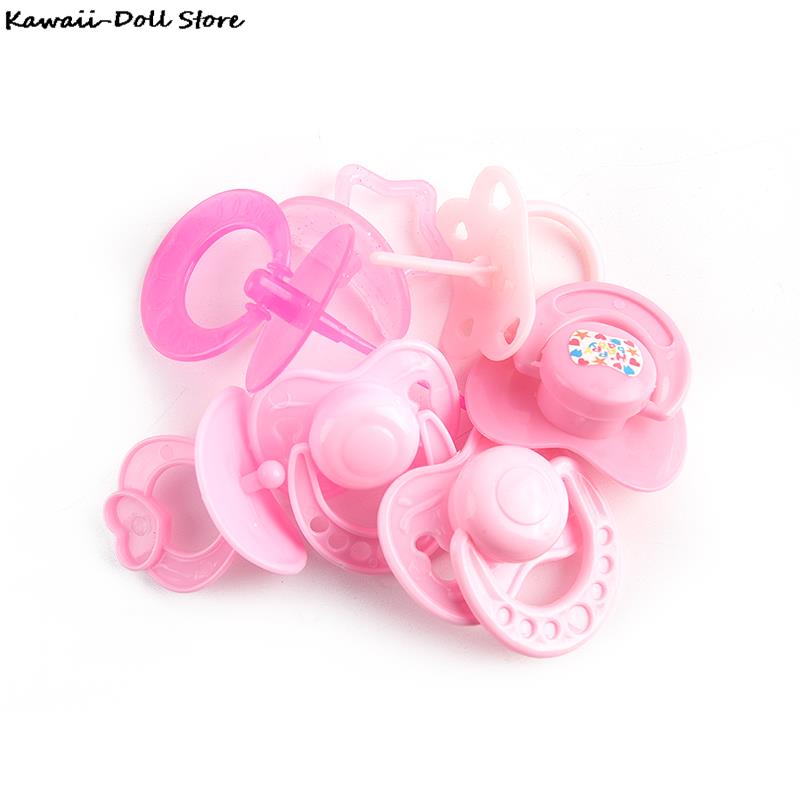 2pcs Lovely Doll Pacifier For  - Baby Nursery Dolls 评论和价格