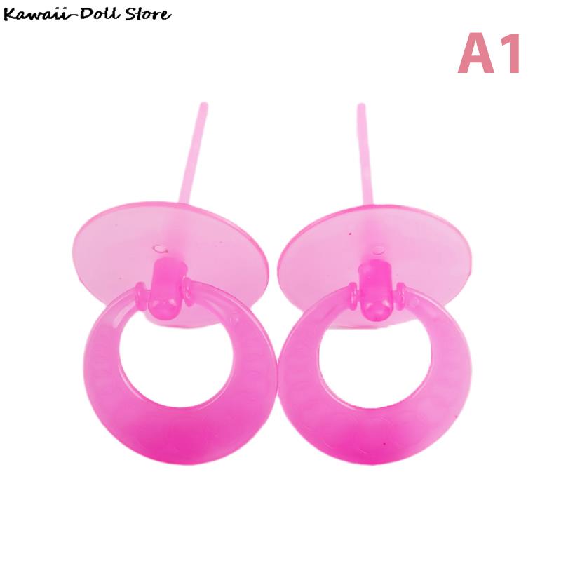 2pcs Lovely Doll Pacifier For  - Baby Nursery Dolls 评论和价格