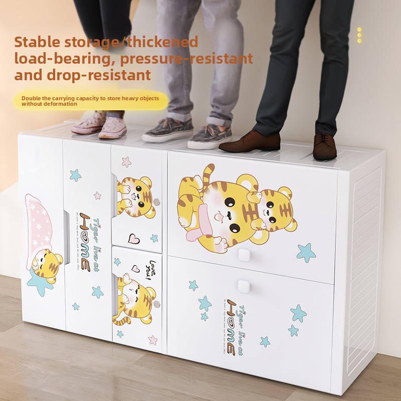 Thickened 5-Drawer Plastic Sto - Baby Nursery Wardrobe 评论和价格